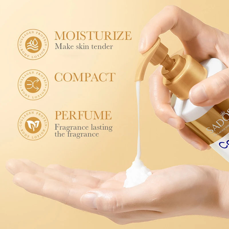 Collagen Firming Body Lotion, Anti-Aging Moisturizer for Dry Skin