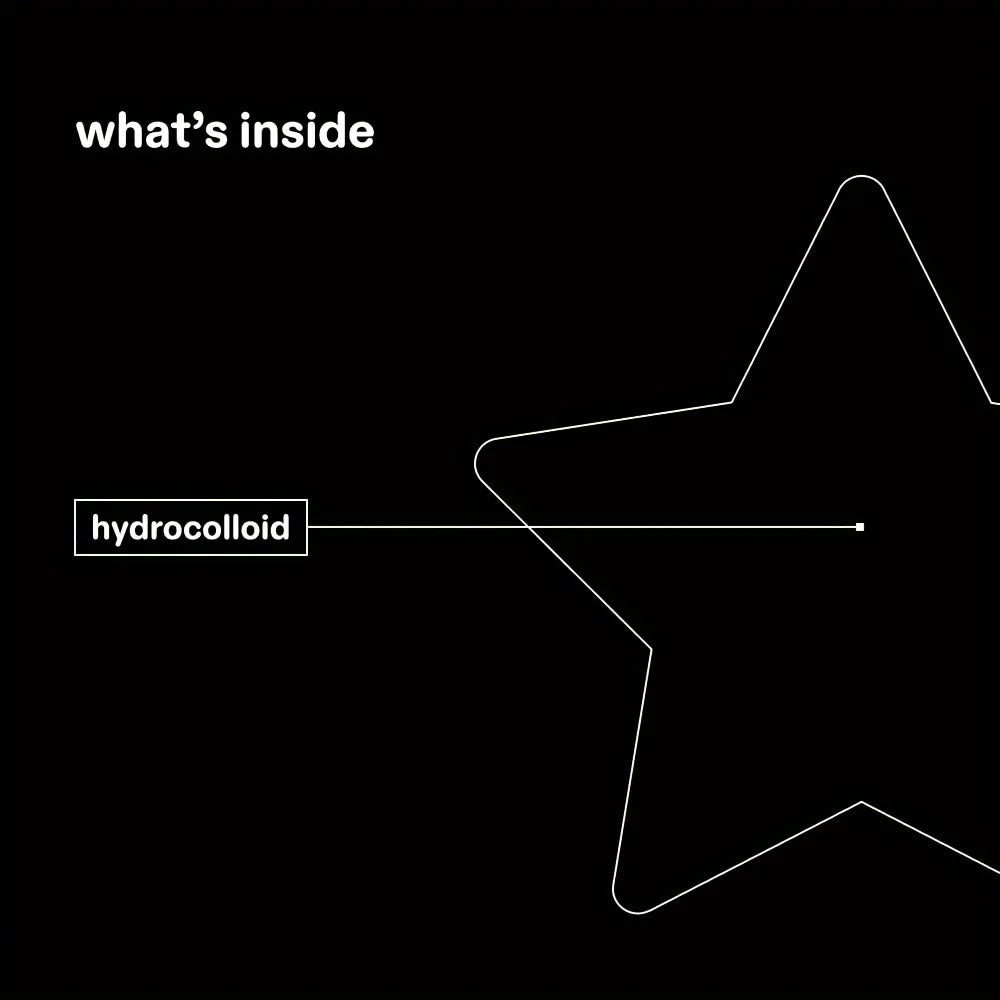 AlwaysR Black Heart Acne Patches – 200 Count Hydrocolloid Pimple Patches