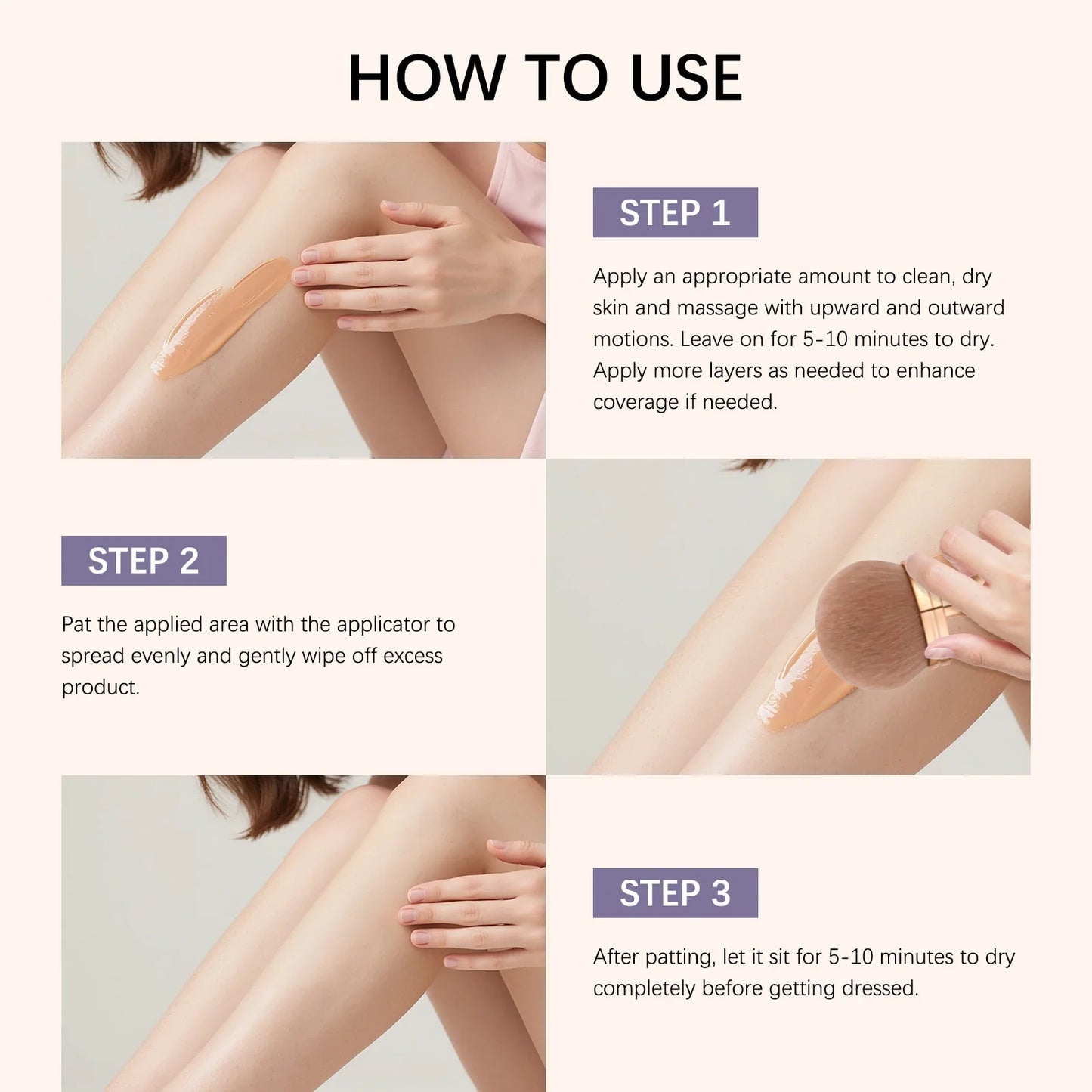 108ML Body Concealer& Brush Set Makeup High Coverage Cover Scars/Spots/Pores/ Long Lasting Waterproof Foundation for Face Body