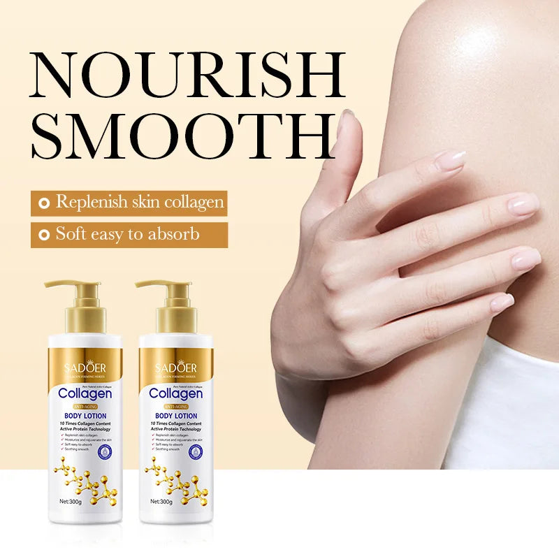 Collagen Firming Body Lotion, Anti-Aging Moisturizer for Dry Skin
