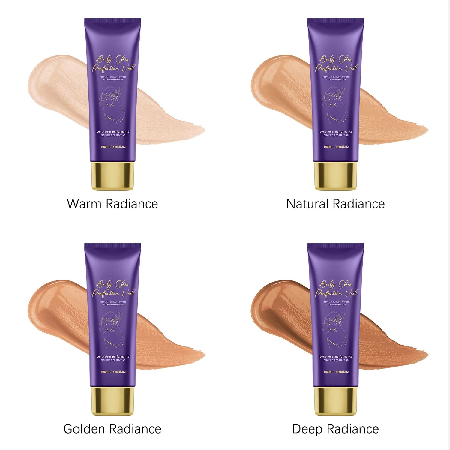 108ML Body Concealer&amp; Brush Set Makeup High Coverage Cover Scars/Spots/Pores/ Long Lasting Waterproof Foundation for Face Body