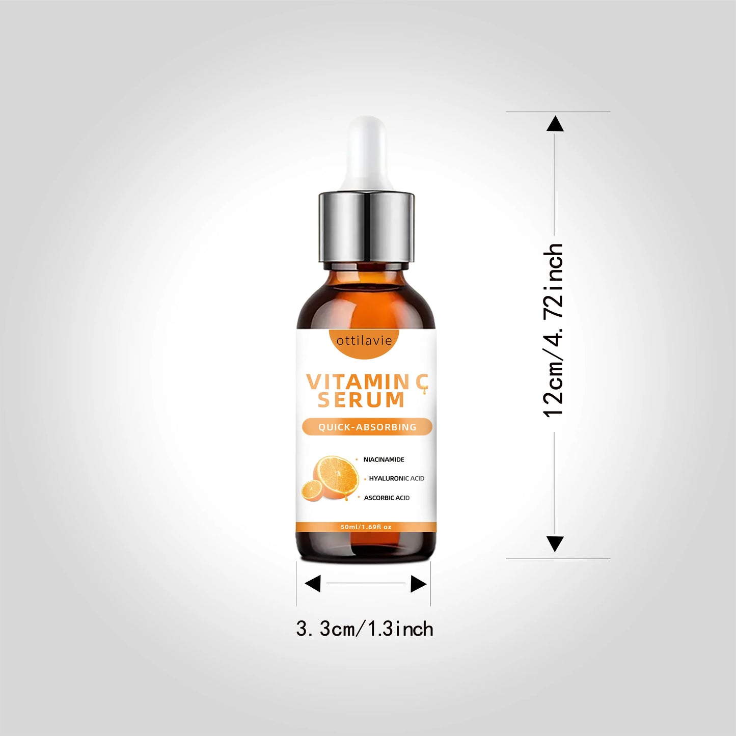 Vitamin C Serum with Hyaluronic Acid, Brightening & Hydrating Glow