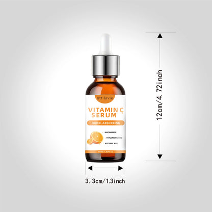Vitamin C Serum with Hyaluronic Acid, Brightening &amp; Hydrating Glow