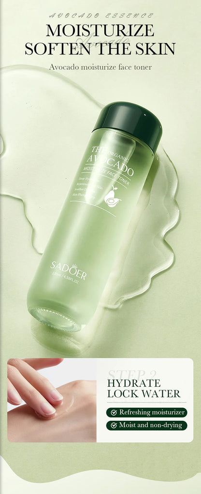 Avocado Anti-Wrinkle Skincare Set, 6-Piece Face &amp; Eye Cream Kit