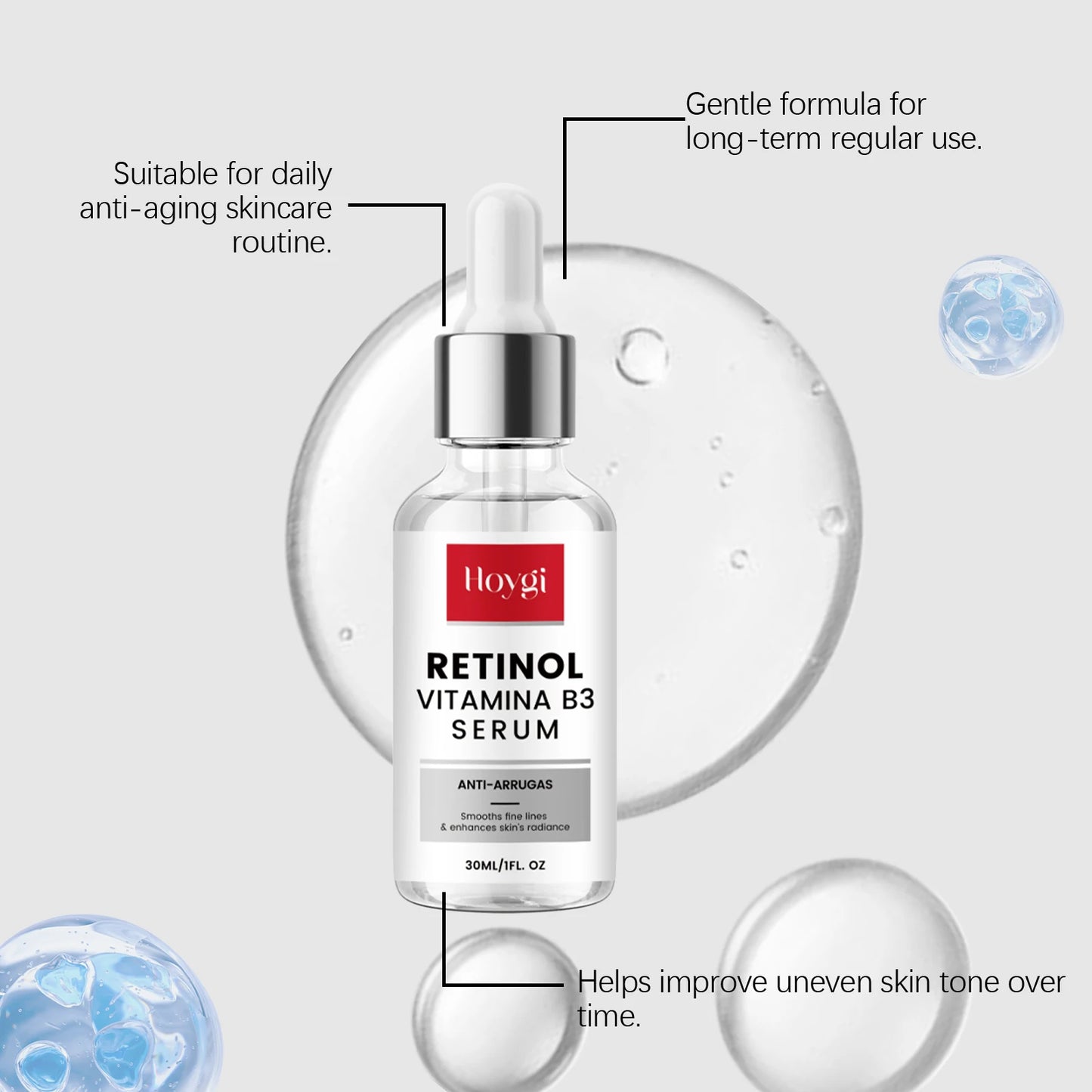 Retinol Anti-Aging Face Serum, Firming & Wrinkle Reducing Treatment