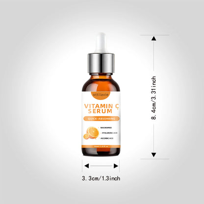 Vitamin C Serum with Hyaluronic Acid, Brightening &amp; Hydrating Glow
