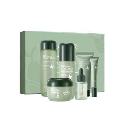 Avocado Anti-Wrinkle Skincare Set, 6-Piece Face &amp; Eye Cream Kit