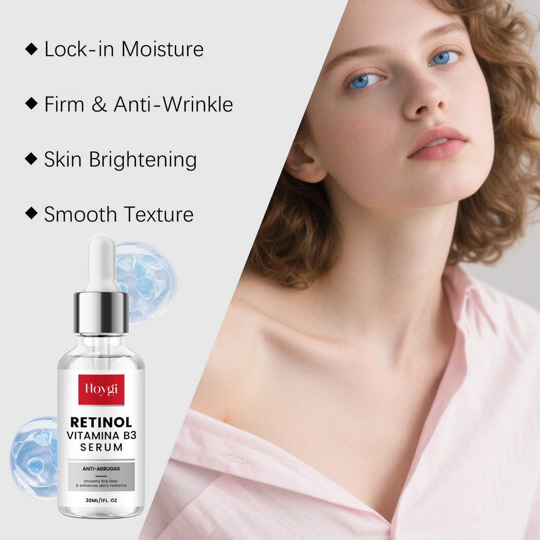 Retinol Anti-Aging Face Serum, Firming &amp; Wrinkle Reducing Treatment