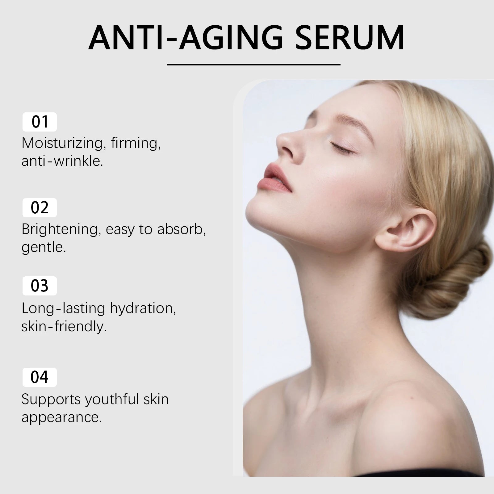 Retinol Anti-Aging Face Serum, Firming &amp; Wrinkle Reducing Treatment