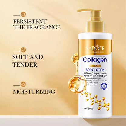 Collagen Firming Body Lotion, Anti-Aging Moisturizer for Dry Skin