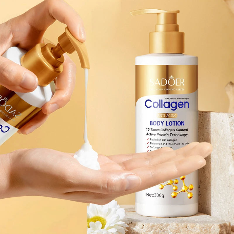 Collagen Firming Body Lotion, Anti-Aging Moisturizer for Dry Skin